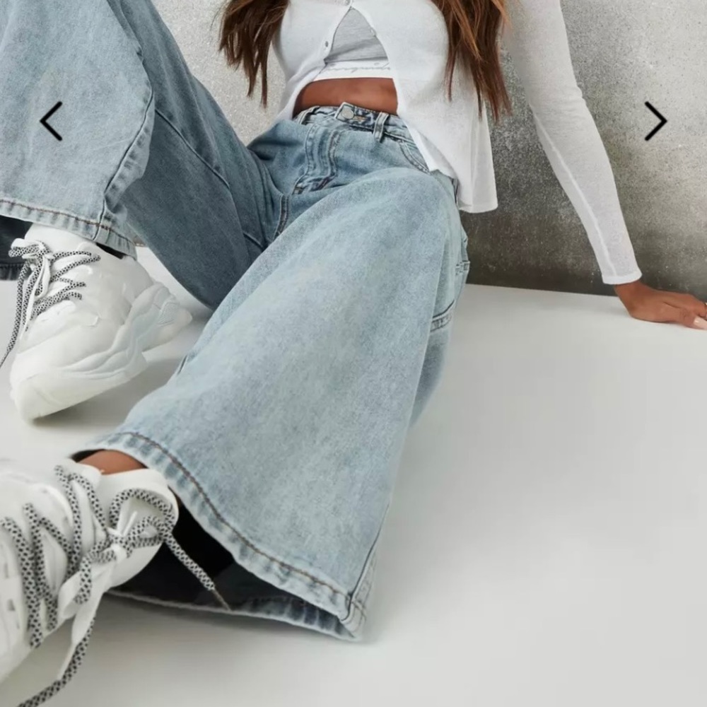 High Waisted Wide Leg Jeans